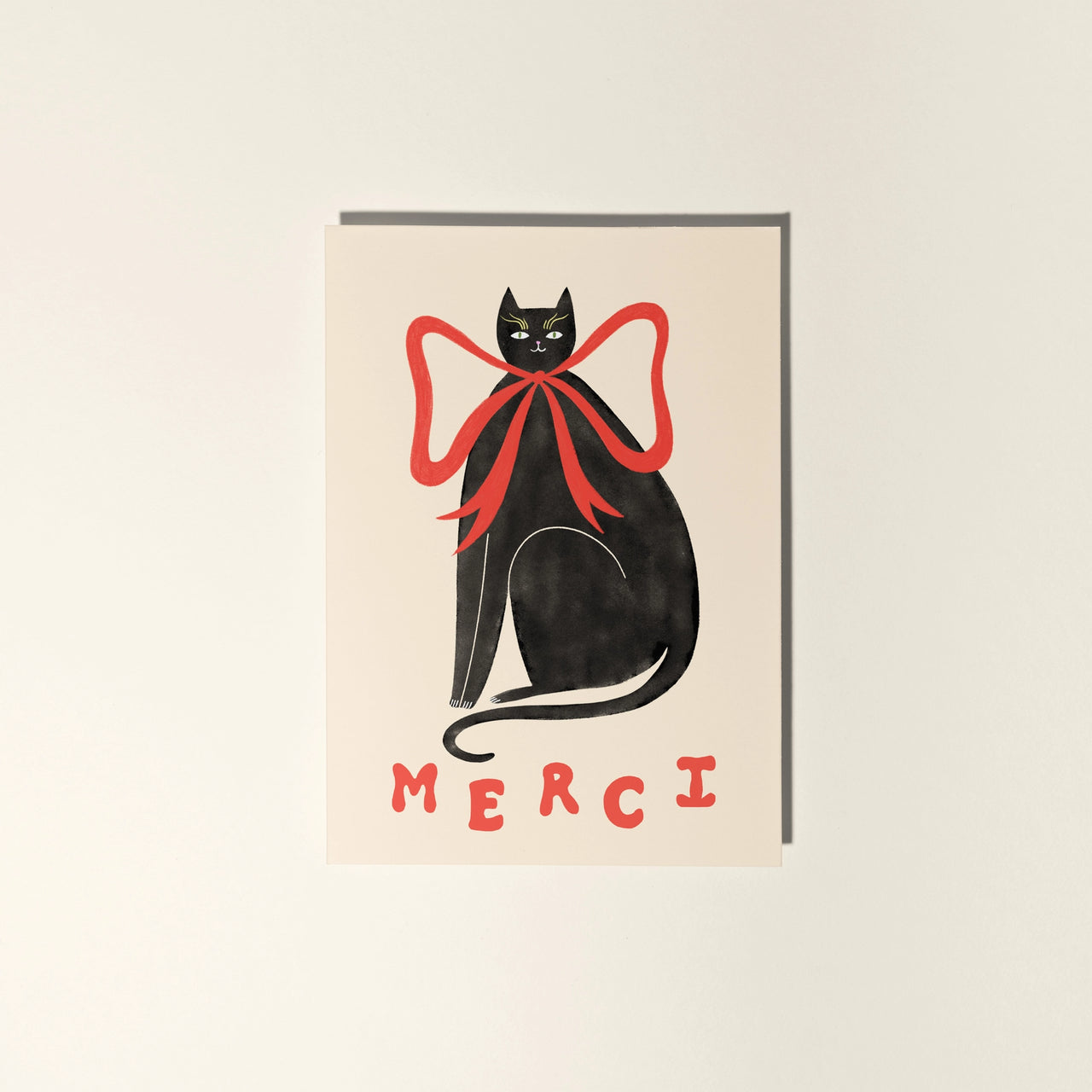 Kartka okolicznościowa "Merci"