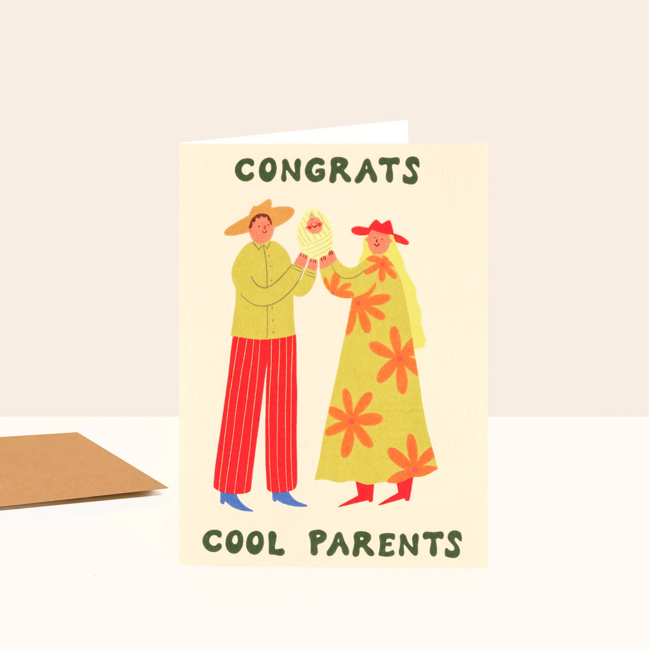 Kartka okolicznościowa "Cool Parents - New Baby"