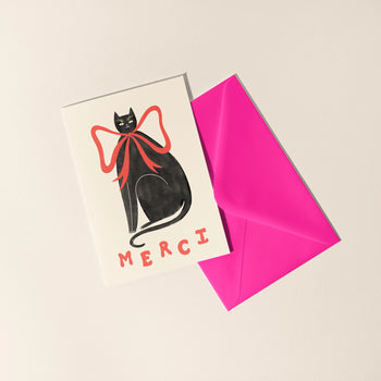 Kartka okolicznościowa "Merci"