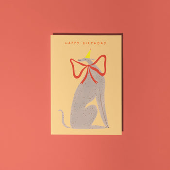 Kartka okolicznościowa "Whippet Birthday"
