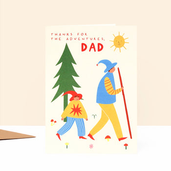 Kartka okolicznościowa "Adventures Dad"