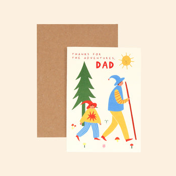 Kartka okolicznościowa "Adventures Dad"