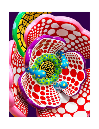 Yayoi Kusama - I Spend Each Day Embracing Flowers